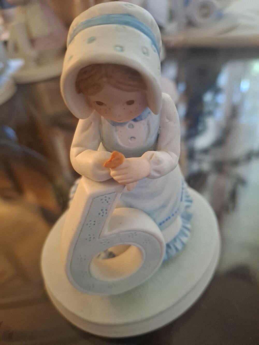 Vintage Holly Hobbie Birthday Collection Year 6 Porcelain